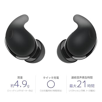 イヤホン Sony LinkBuds Fit WF-LS910N/BZ Sony LinkBuds Fit Truly Wireless Noise Canceling Earbuds